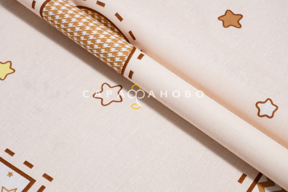 Ткань Бязь 150 см 120 гр рис. 8068/1 Африка