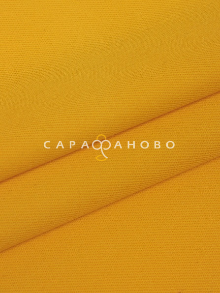 Саржа гладкокрашеная 150 см, 011 Желтый 240 +/- 13 г/м2