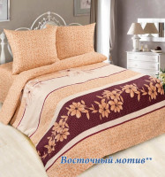 Ткань поплин 220 см Восточный мотив рис 3908 вид 1, миниатюра 1