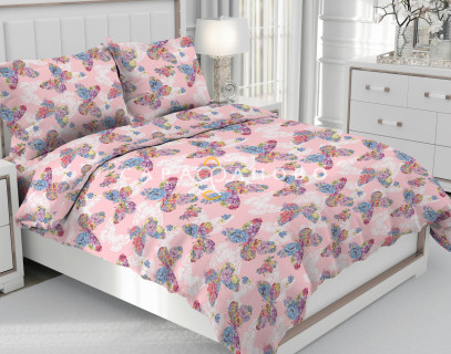 Ткань Бязь 220 см 120 гр Люкс рис Агриппина вид 1