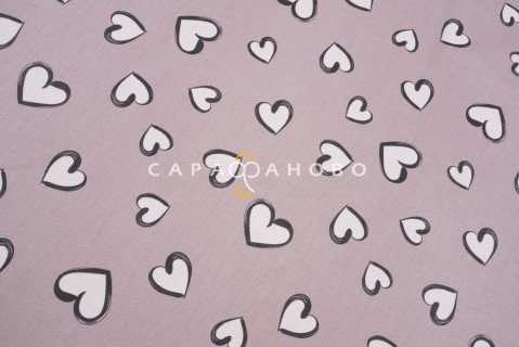 Ткань Перкаль 220 см 125 г "ЭЛИТ" рис 206604 Затаив дыхание 4 (компаньон)