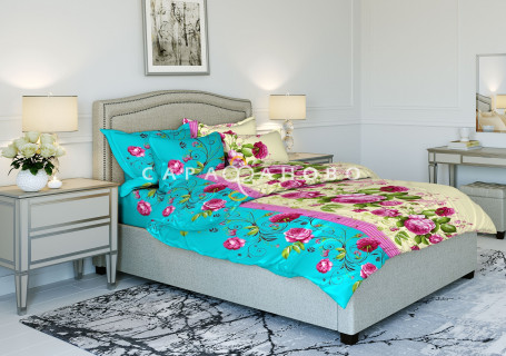 Ткань Бязь 150 см рис.  3674-2 "Ренесанс"
