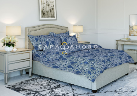 Ткань Бязь Фея 220 см 120 гр рис 9268 Брюссельское кружево 3
