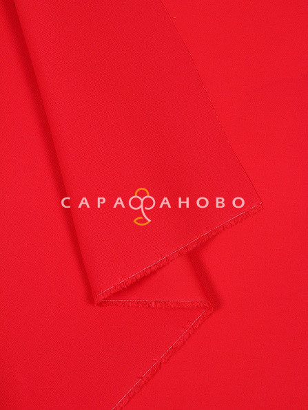 Саржа гладкокрашеная 150 см, 032 Красный 260 +/- 13 г/м2