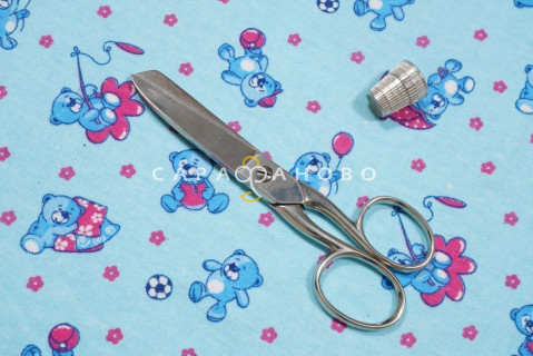 Ткань Фланель 75 см рис.  5192-1 "Крошка мишутка" грунт