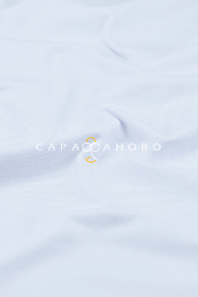 Ткань 30/1 Кмп Пенье Фулл Лайкра Кулирка Рулон Белый