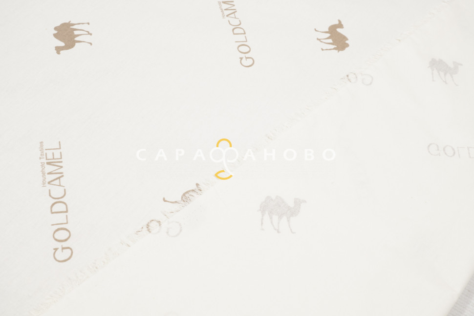 Ткань Тик 100% хлопок 220 см набивной диз Gold Camel 14-1118 GL М