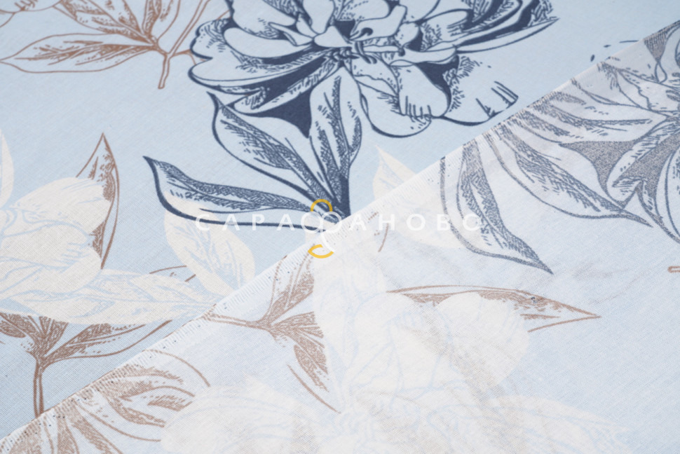 Ткань Бязь 220 см 140 гр рис Симфония вид 4