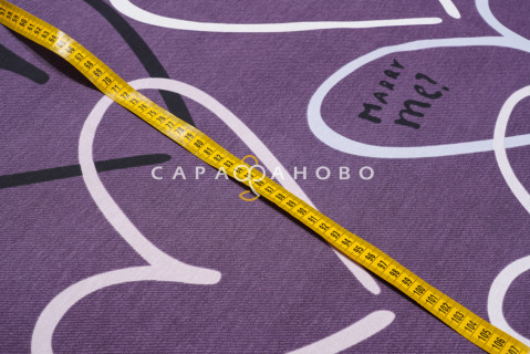 Ткань Бязь 220 см 120 гр Акварель рис 2007253