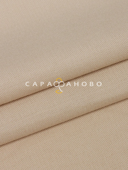 Саржа гладкокрашеная 150 см, 091 песочный (юнармия) 240 +/- 13 г/м2