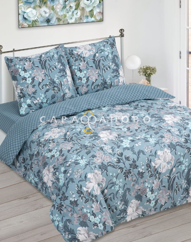 Ткань Бязь 220 см 120 гр рис Ирида вид 1 (основа)