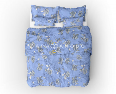 Ткань бязь 150 см 140 гр рис. 289в2/12 Цветы сакуры