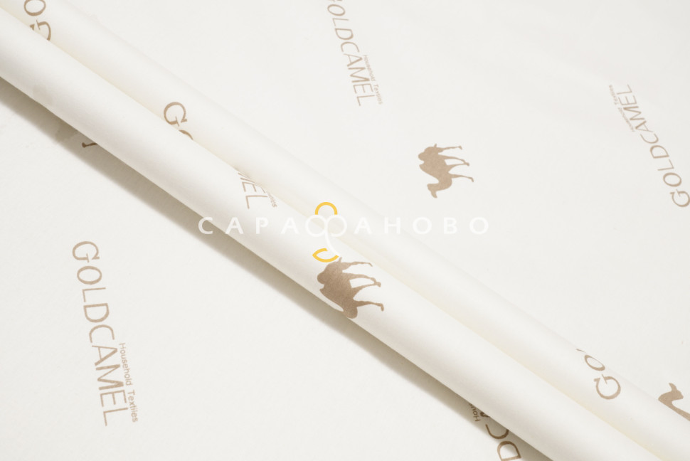 Ткань Тик 100% хлопок 220 см набивной диз 14-1118 Gold Camel GL Премиум М