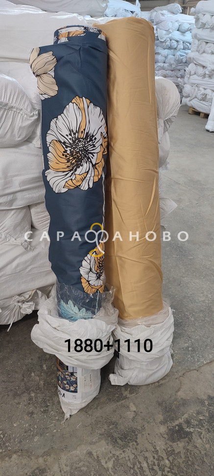 Ткань Сатин Люкс 60s 250 см 120 гр рис 1880А (основа)