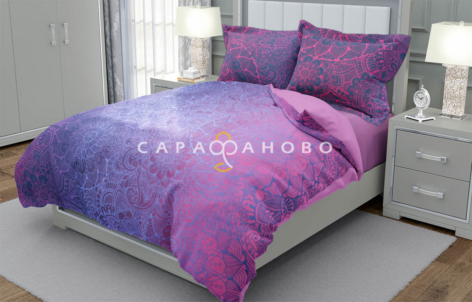 Ткань Бязь 220 см рис. 12492-1 Энигма