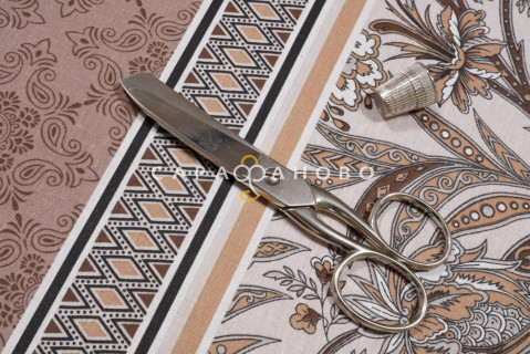 Ткань бязь 220 см рис  10294/1 Реверанс