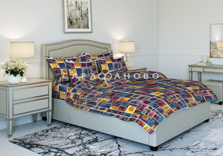 Ткань Бязь 220 см рис.  70006-1 "Пикассо"