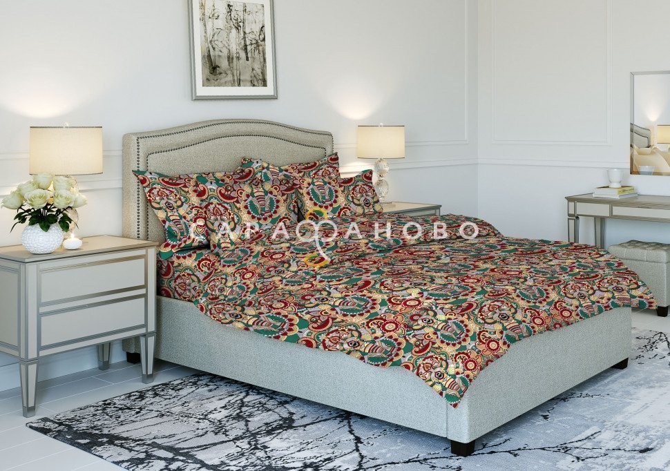 Ткань Бязь 150 см рис. 9449 