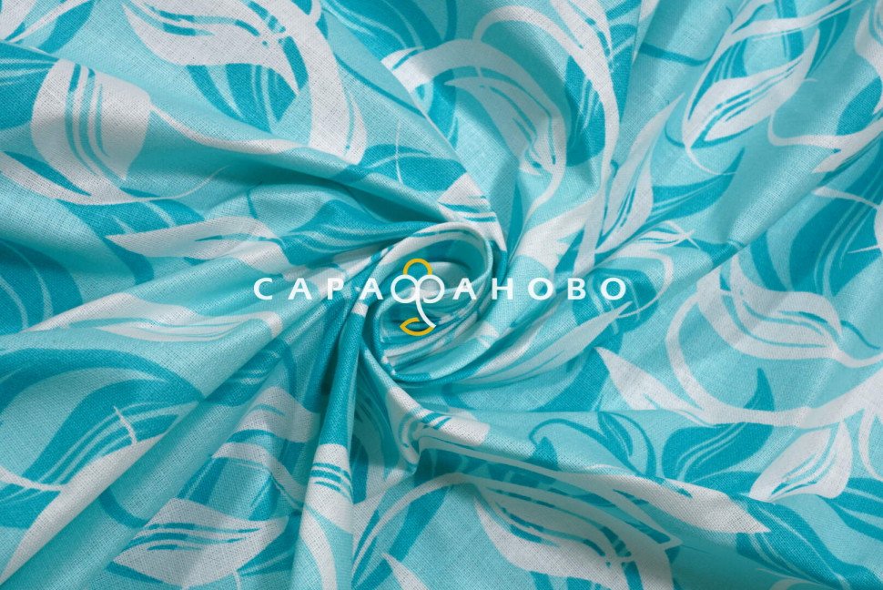 Ткань Бязь 150 см 120 гр рис. 181в4/1 Вьюнок