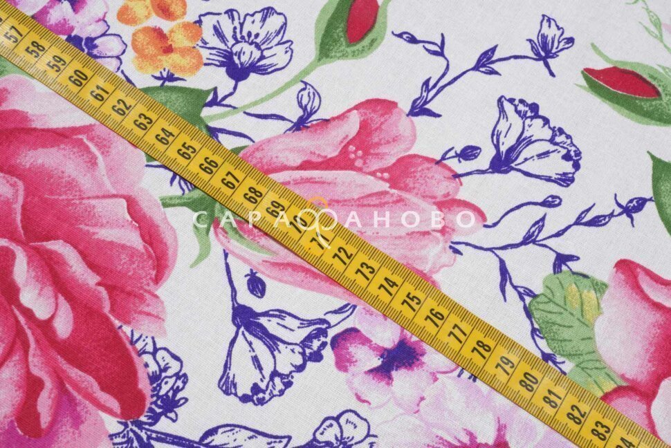 Ткань Бязь 150 см рис Лизетта 10041/1