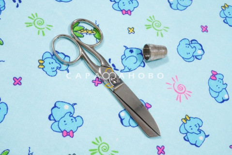 Ткань Фланель 90 см рис.  5263-1 "Добрый слоненок"