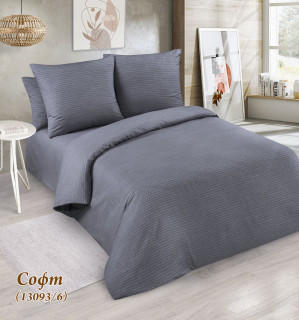 Ткань бязь 220 см  120 гр рис. Софт темн. 13093/6 