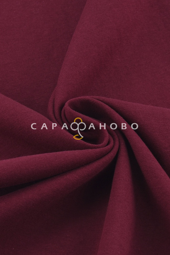 Ткань 30/1 Карде Кулирка Чулок Бордовый