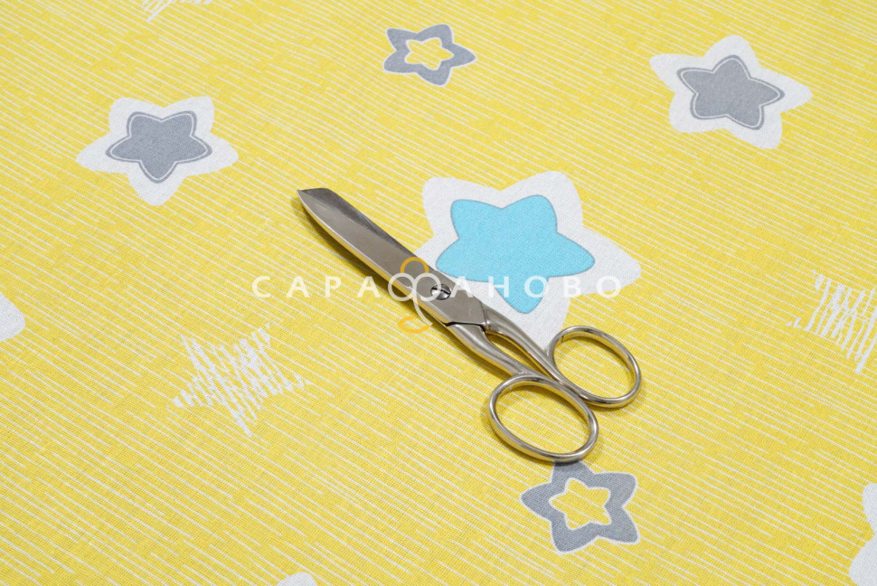 Ткань бязь 150 см 120 гр рис. 144в5 Звёздочки
