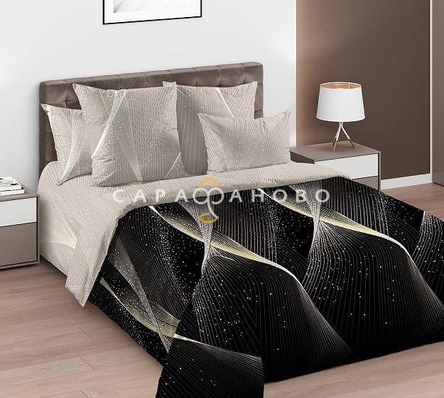 Ткань Перкаль 235 см 115 г Звездный свет вид 1 (основа)