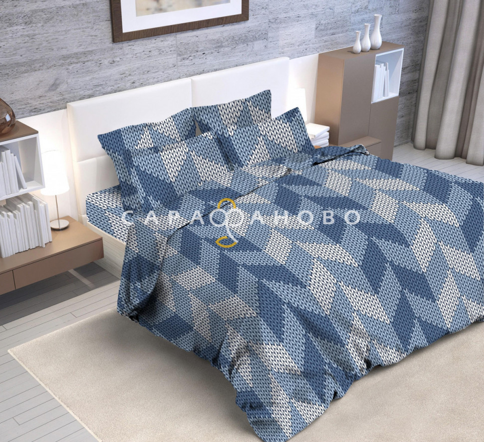 Ткань Бязь 220 см 120 г/м2 рис Р1069 вид 1