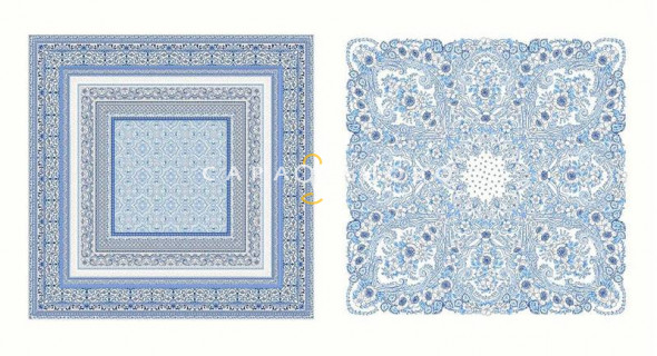 Ткань Бязь Комфорт 150 см Платки головные "Tenerezze" рис 13186 вид 5