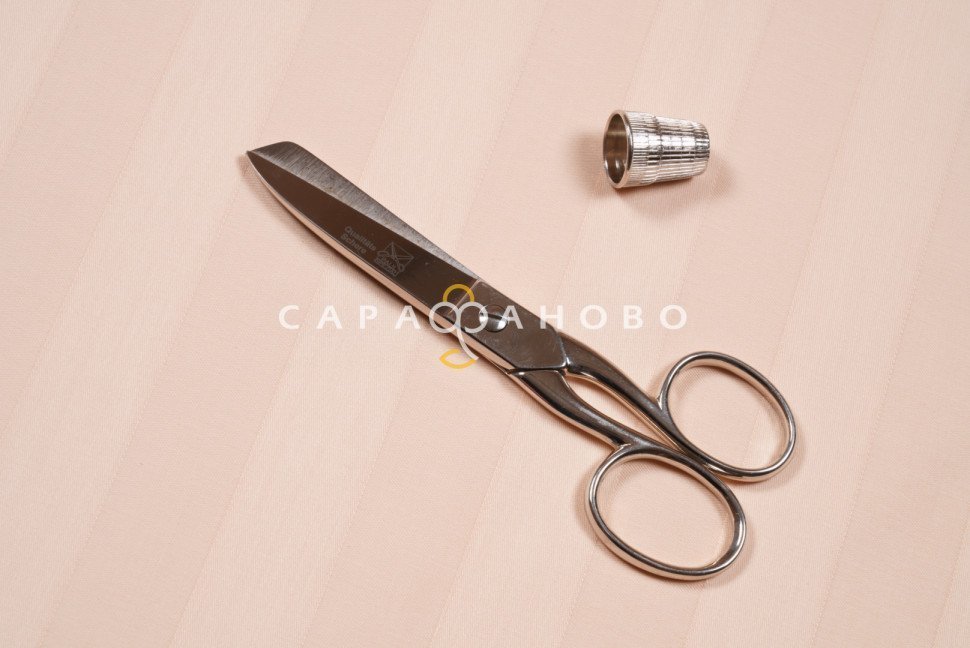 Ткань Страйп - Сатин 220 см. 3х3 гладкое крашение рис 14810