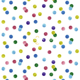 Перкаль 150 см набивной рис 13503 вид 1 "Крупный горох" 
