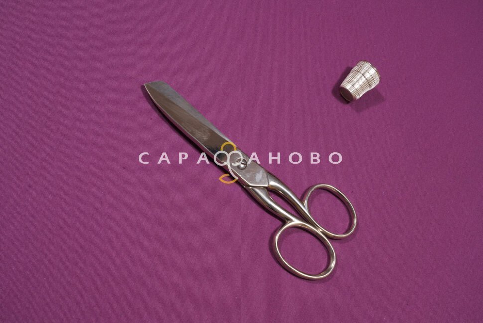 Ткань Сатин 220 см рис. 35001 Баклажан