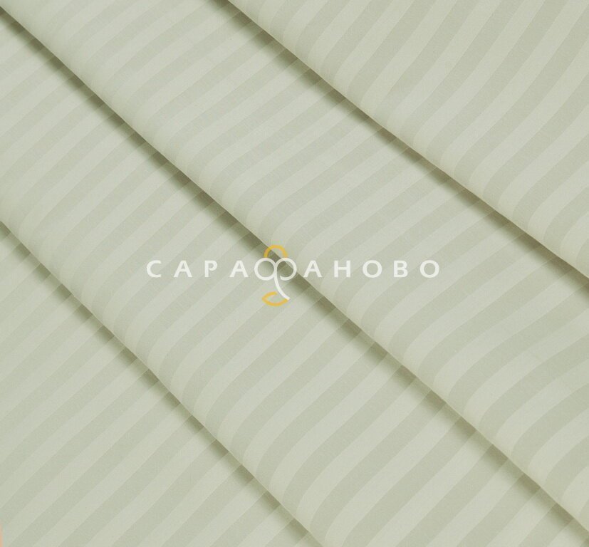 Ткань Страйп-сатин 240 см 1-1 Серый