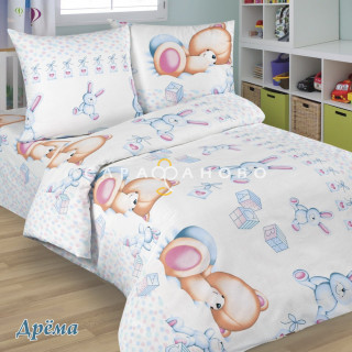 Ткань Бязь 150 см Детская коллекция "Дрёма" рис 7224