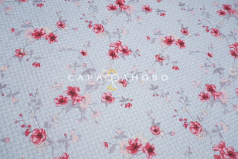Ткань рогожка 150 см "Пуэр скатерть" рис 12111-1