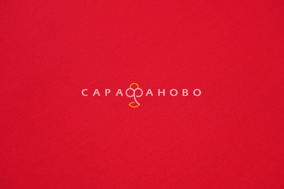 Ткань Сатин 240 см «Красный 866493»