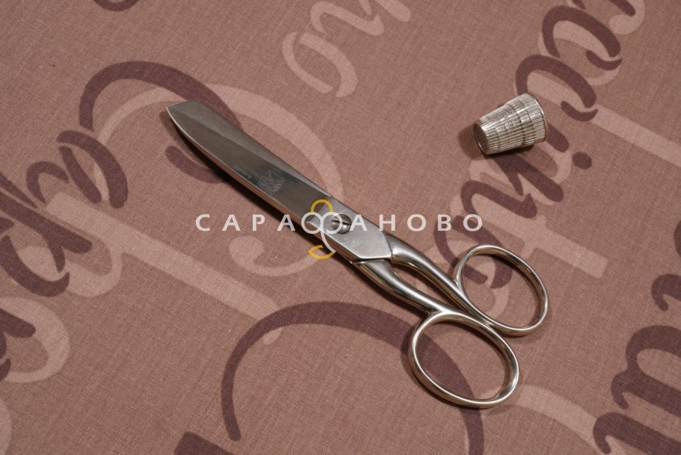 Ткань Перкаль 220 см рис. 444-1 Кофе (компаньон)